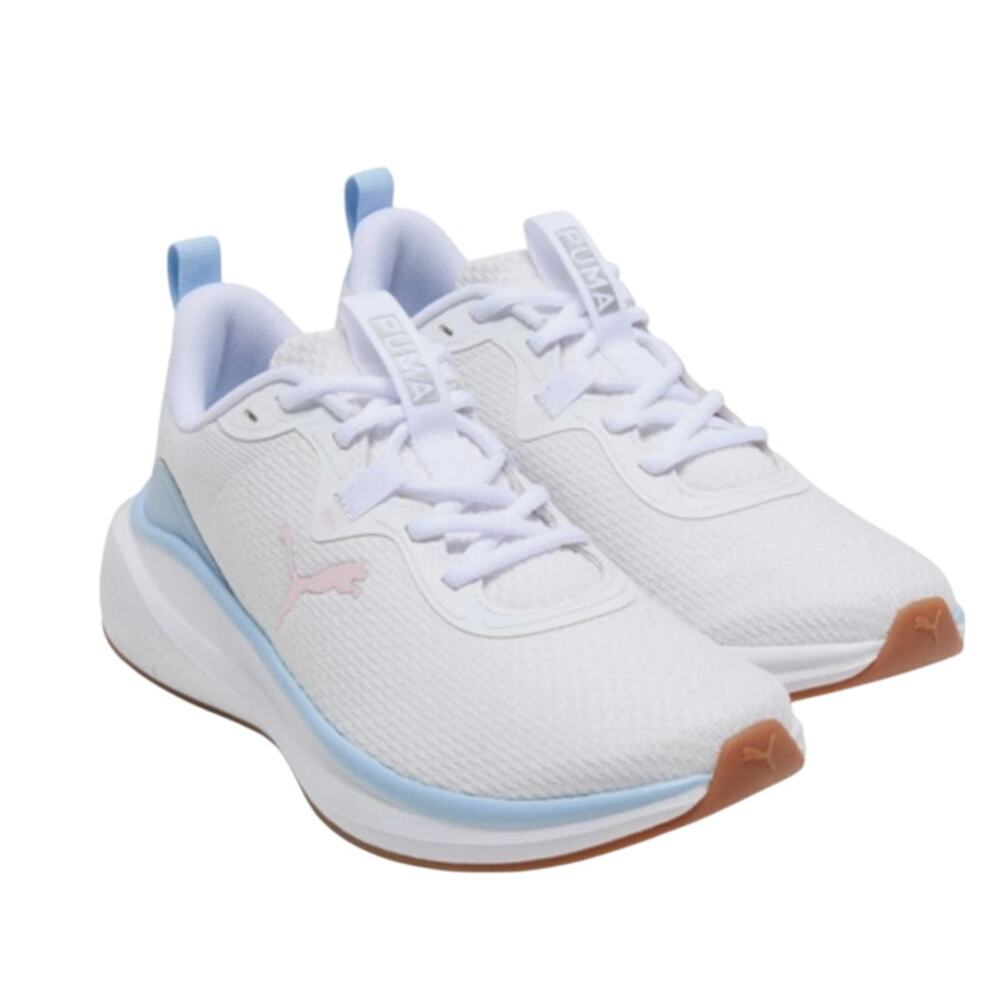 New In Box Puma Womens 10 White Blue Lace Up Skyrocket Sneaker Athletic Shoes